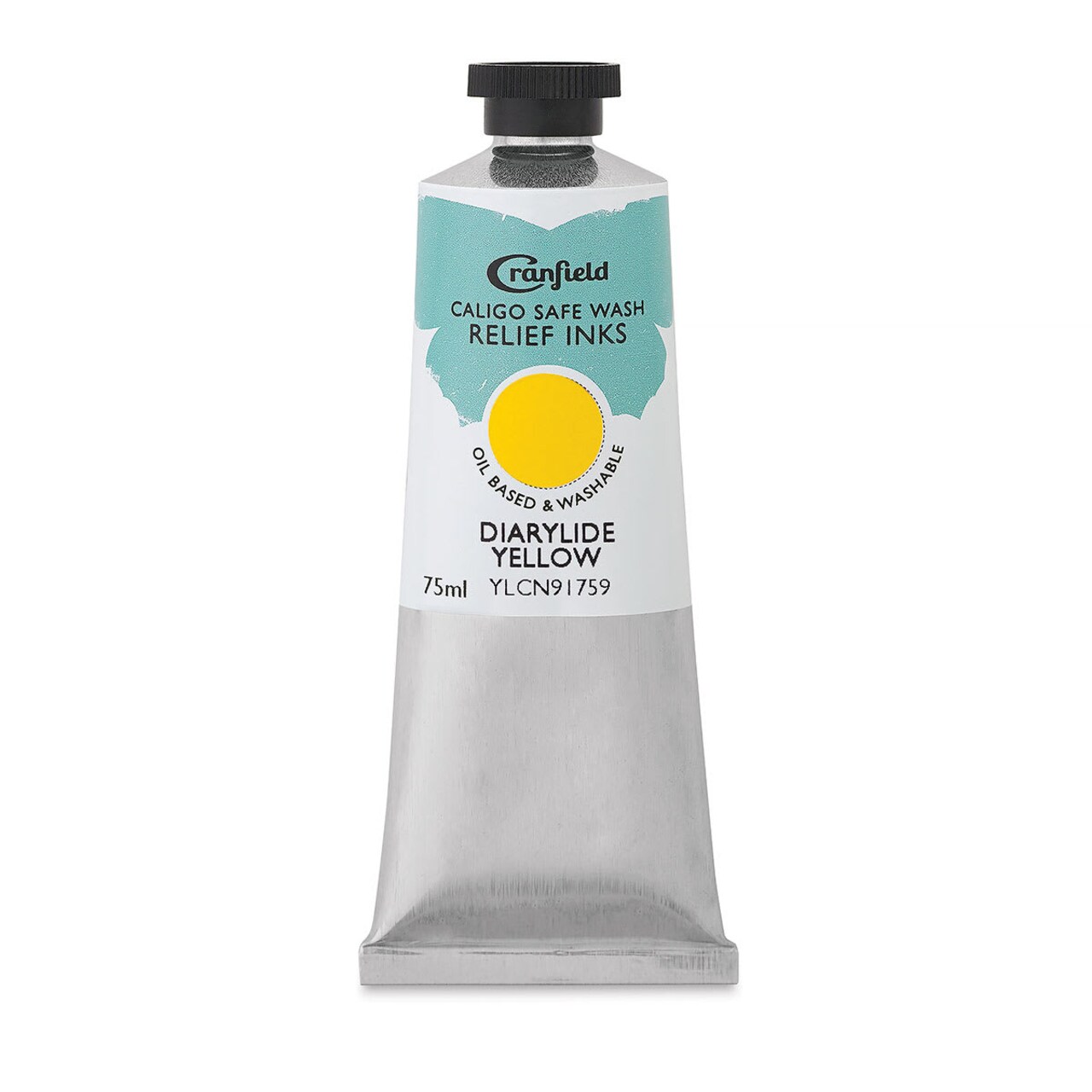 Cranfield Caligo Safe Wash Relief Ink - Diarylide Yellow, 75 ml